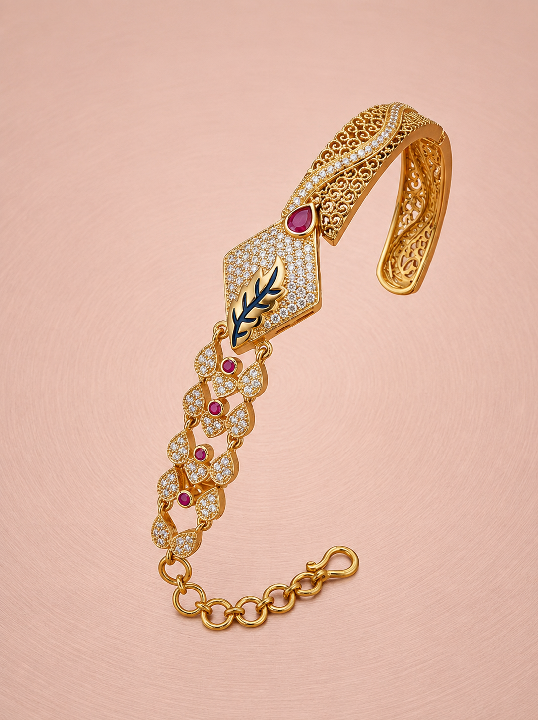 Imperial Ruby Vine Bracelet
